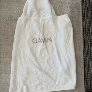 Pottery Barn Kids White Plush Bath Towel